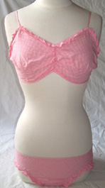 vintage 1960's bra and panty set
