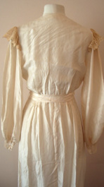 vintage dressing gown back