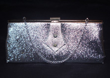 vintage 1960s silver box purse