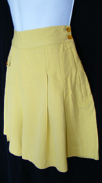 yellow 1940's shorts