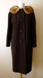 brown 60's coat