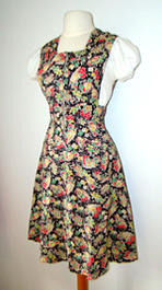1940's pinafore dress