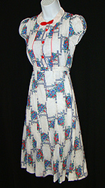 side of 1940's dress
