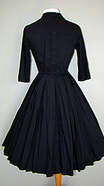 back of 50s dress