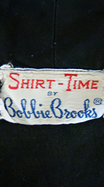 label in vintage dress