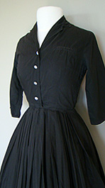 side of 50's dress