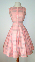 pink 1950's dress