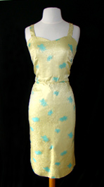 vintage 50's print dress