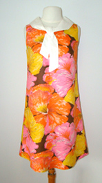 floral print 60's dress