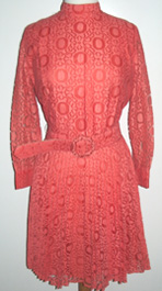 vintage 1960's lace dress