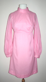 60's pink go go dress