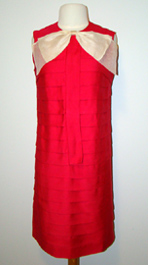 pink 1960's shift dress