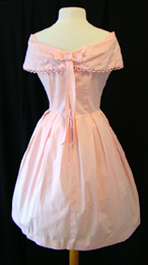 back of 60's party dress