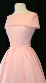 side of 60s party dress