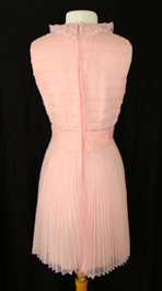 pink 60s mini dress