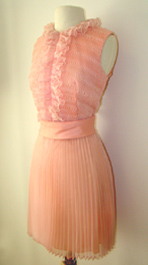 pink 60's dress