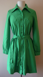 vintage 1970s coat dress