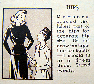 hips measuring