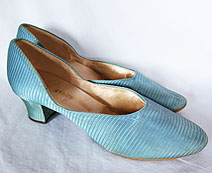 turquoise 1930's shoes