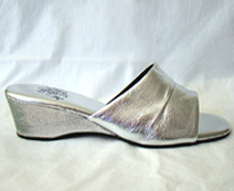 1970s silver mules